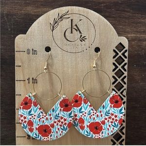NEW Poppy Floral Earrings